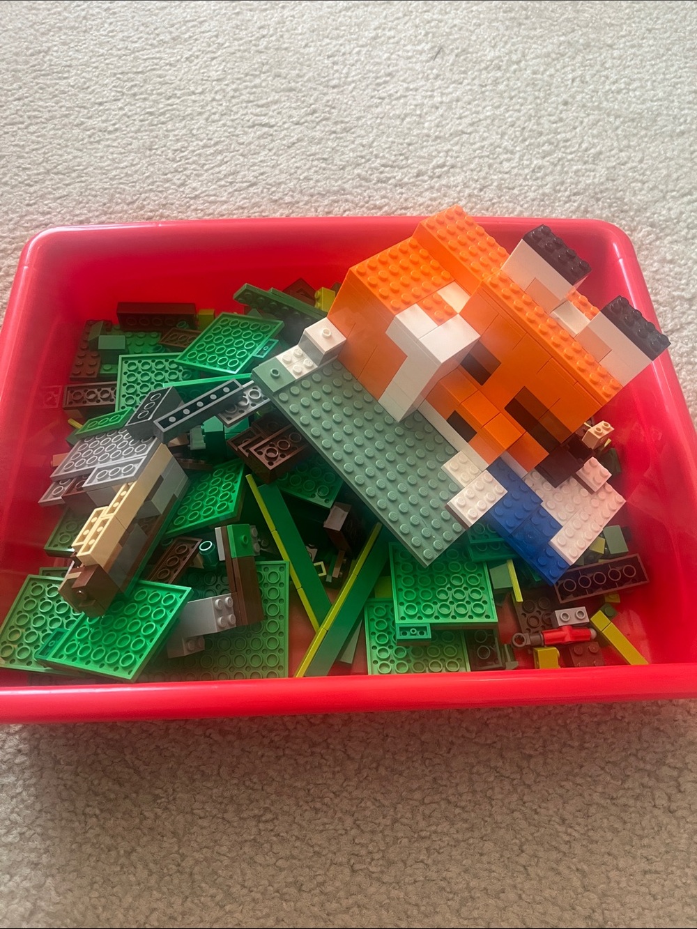 Assorted Lego minecraft parts 1lb 13.8oz